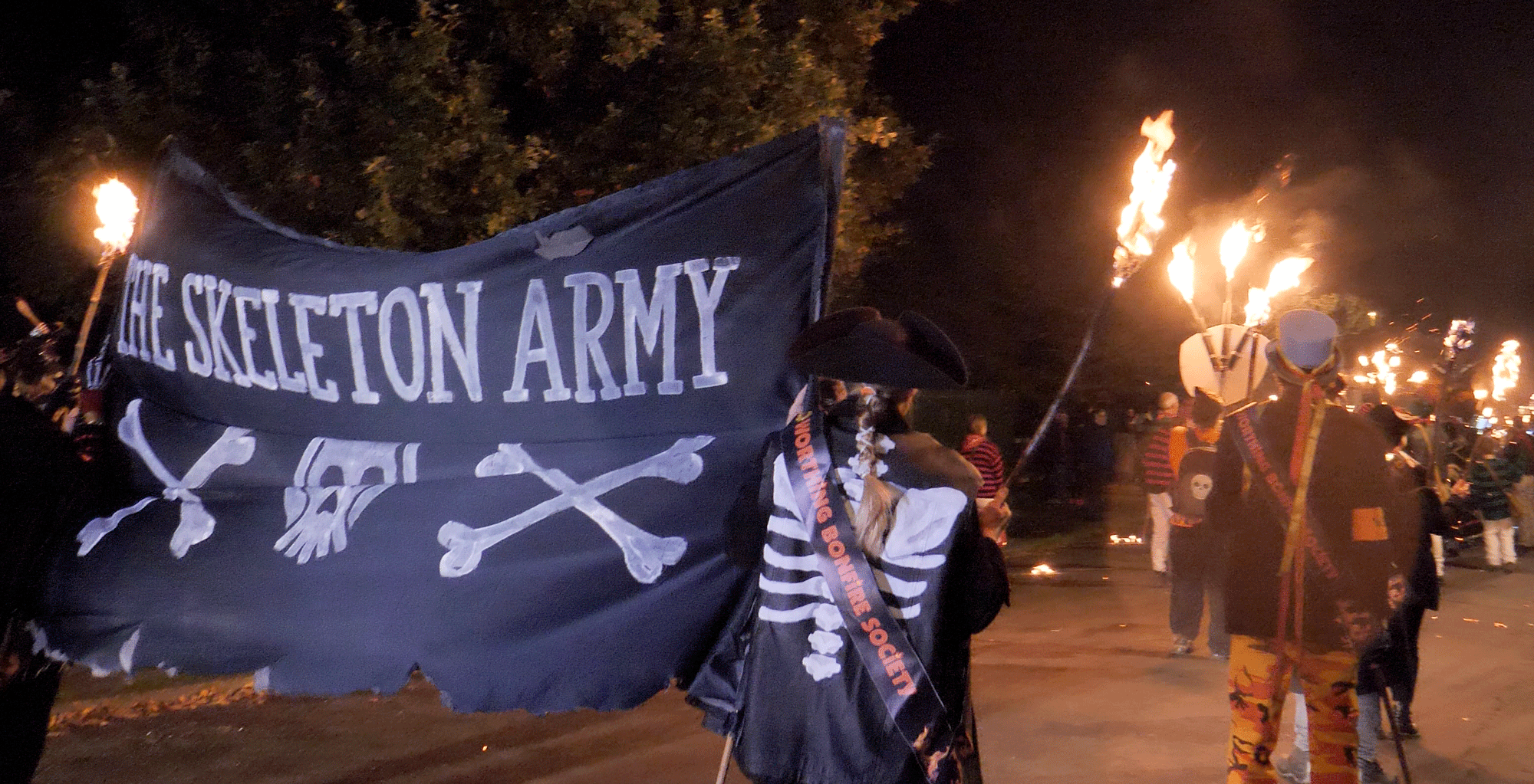 Skeleton Army Banner